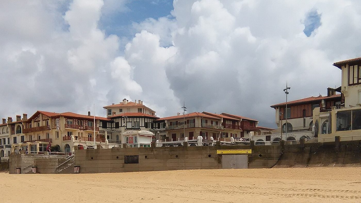 Front de plage à Soorts-Hossegor